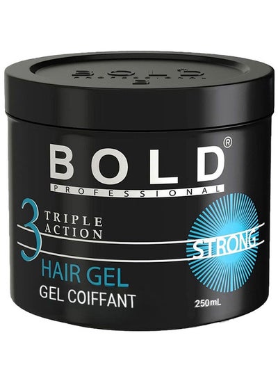 Buy Professional Triple Action Hair Gel - Strong - 250 Ml in Egypt