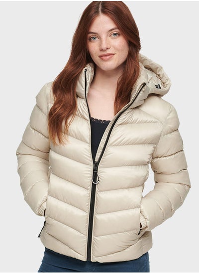 Buy Zip Detail Jacket in UAE