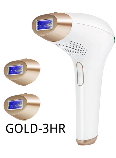 اشتري IPL Hair Removal Device, 5000,000 Flashes Painless Permanent Lazer Hair Remover, 5 Energy Levels, 2 Modes for Women and Men--3HR Lens في السعودية
