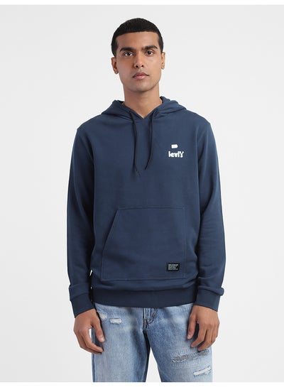 Buy Men's Solid Hooded Sweatshirt in Egypt
