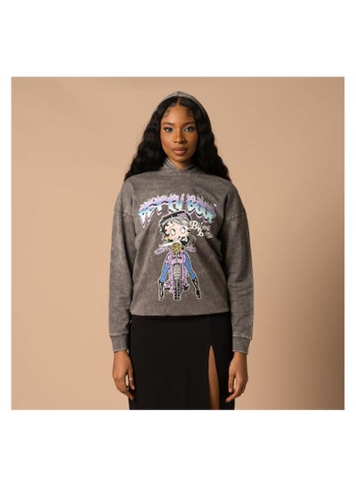 Buy Urban Haul X Betty Boop Women's Hoodie in UAE