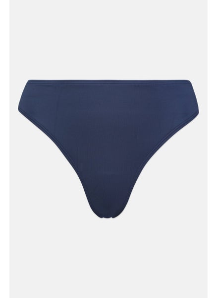 Buy Women Pull On Plain Bikini Bottom, Navy Blue in UAE