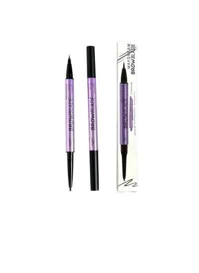 Buy Waterproof Long Lasting Eyebrow Pencil 002 Dark Brown in Saudi Arabia