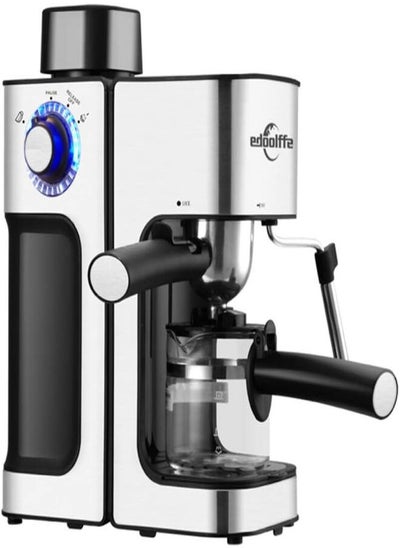 Buy Edoolffe Espresso Maker Household Built-In Milk Frother Coffee Maker MD-2006 in UAE