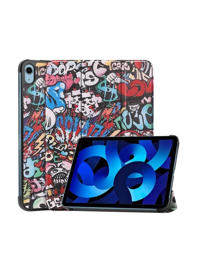 Buy Hard Protective Case Cover For iPad 2022 (10th Gen) 10.9 inch Graffiti in Saudi Arabia