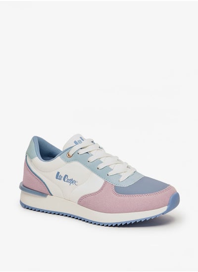 Buy Women's Panelled Sneakers with Lace-Up Closure in Saudi Arabia