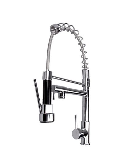 Buy Kitchen Sink Faucets with Pull Down Sprayer Stainless Steel Single Handle in UAE