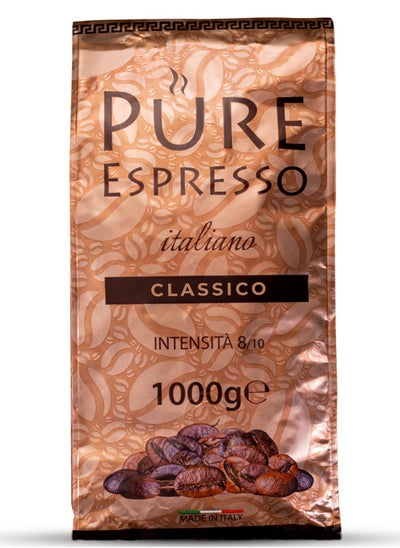 Buy Pure Espresso Classico Italiano Coffee Beans 1000grams in UAE