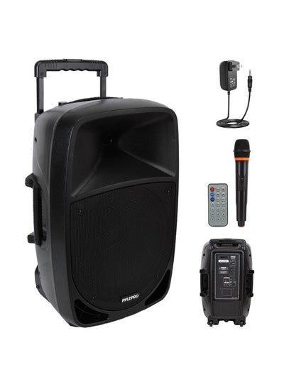 1200W Portable Bluetooth PA Speaker - 12'' Subwoofer, LED Battery ...