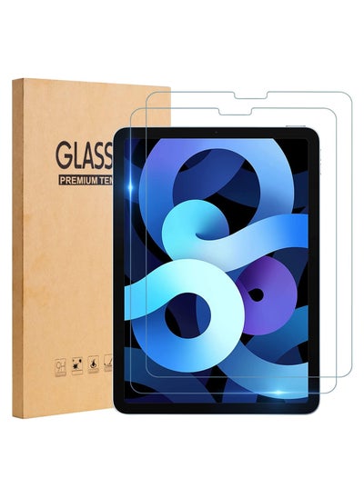 Buy 2 Pack Screen Protector for Ipad Air 5th or 4th Generation 10.9-Inch Ipad Pro 11-inch Tempered Glass Film 9H Hardness Ultra Clear Anti-Scratch in UAE