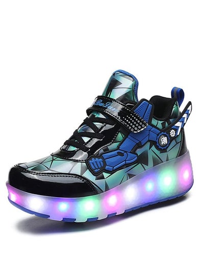 Buy Kids Roller Skate Shoes With LED Light in UAE