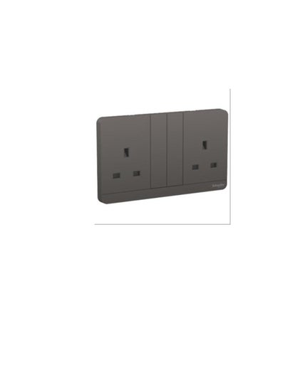 اشتري Schneider Avataron 13AX250V 2G Switch Socket-E83T25-DG-G12 في الامارات