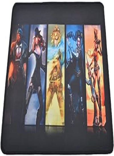 اشتري Generic Rubber Square Gaming Mousepad With Warriors Design For Pc 35x30 CM - Multi Color في مصر