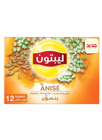 Buy Lipton Herbal Anise 12 Teabags in UAE