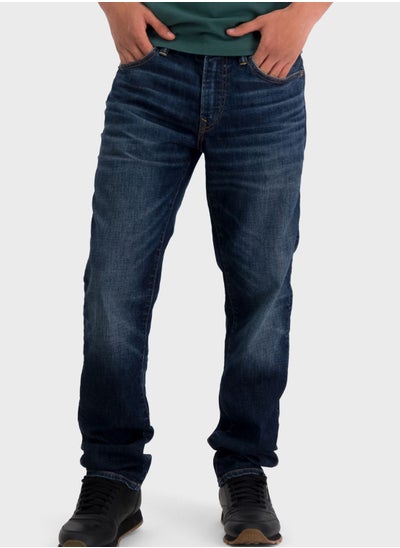 Buy Rinse Slim Straight Jeans in UAE