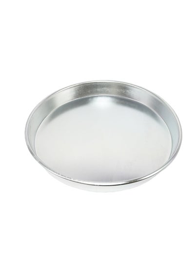 Buy Multi-purpose stainless steel tray, size 36 cm in Saudi Arabia