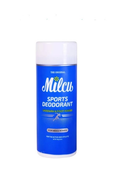 Buy Sports Deodorant Underarm & Foot Powder 80 g in UAE