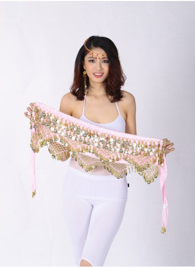 Buy Belly Dance Waist Chain Pink in UAE