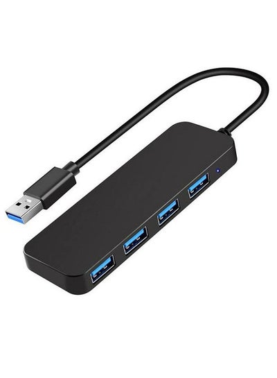 اشتري 4-Port USB3.0 Hub Splitter Expander for Laptop/Xbox Flash Drive/HDD/Console/Printer/Camera/Keyborad Mouse في السعودية