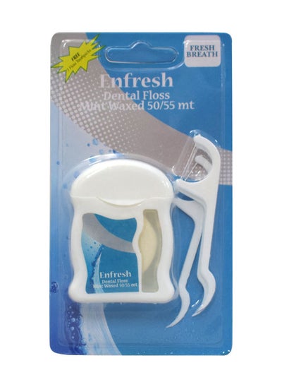 Buy Dental Floss Mint Waxed 50/55M in UAE