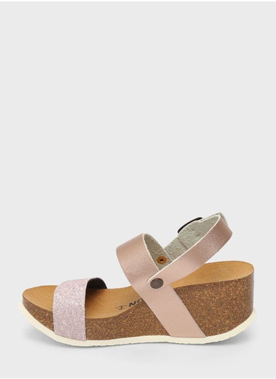 Buy Selene Multi Strap Wedge Sandals in UAE