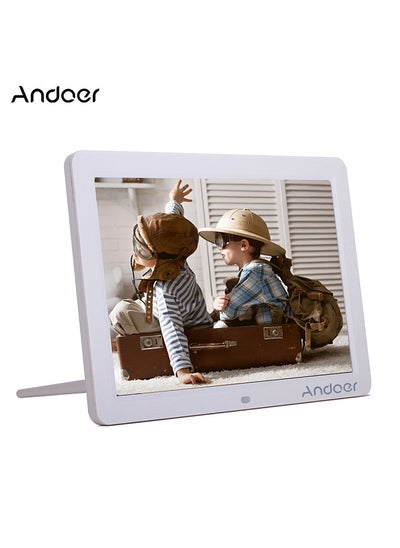 اشتري Andoer 12" Wide Screen HD LED Digital Picture Frame Digital Album High Resolution 1280*800 Electronic Photo Frame في الامارات