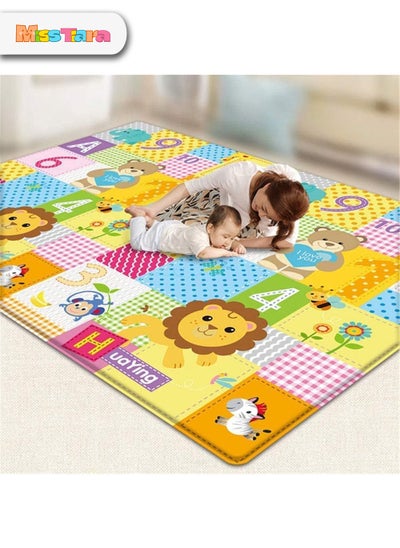 اشتري 100 * 180cm Baby Playmats Tapete Infantil 1cm Thickness Baby Carpet Play Mat Foam Puzzle Mats Kid Toddler Crawl Playmat Infant Blanket في الامارات