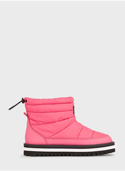 اشتري Padded Flat Ankle Boots في السعودية