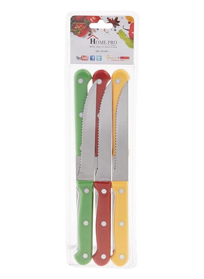 Buy Home Pro Western Knife 6-Pieces Set Multicolour in UAE