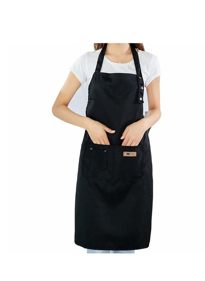 اشتري Apron for Men Women, Adjustable Waterproof Aprons, with Pockets Cooking Kitchen Aprons, Professional Kitchen Apron, for Kitchen, Cooking, Gardening, Painting, Baking Restaurant في الامارات