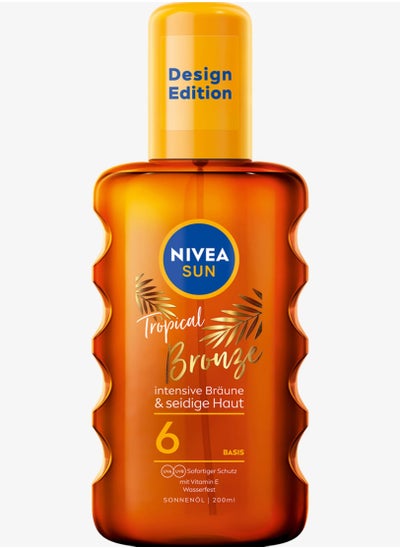 اشتري SUN Tropical Bronze Oil Spray SPF 6 Sunscreen 200 ml في مصر