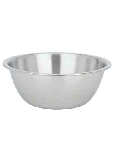 Buy Turkish steel salad bowl, 22 cm in Saudi Arabia