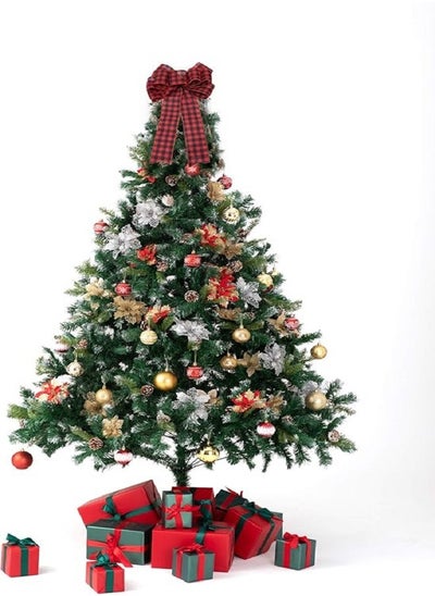 Buy Christmas tree Merry Christmas with full parts 1.8 meters 166pcs Strap set with stand in Egypt