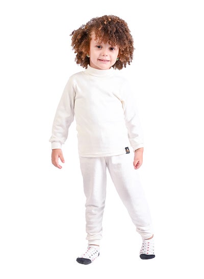 Buy Kids Girls Thermal 2 Pcs Pants and Top High Neck in Egypt