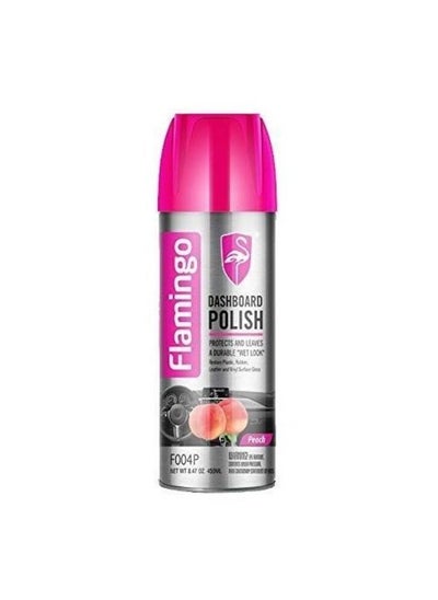 Buy flamingo dashboard polish peach - 450ml in Egypt