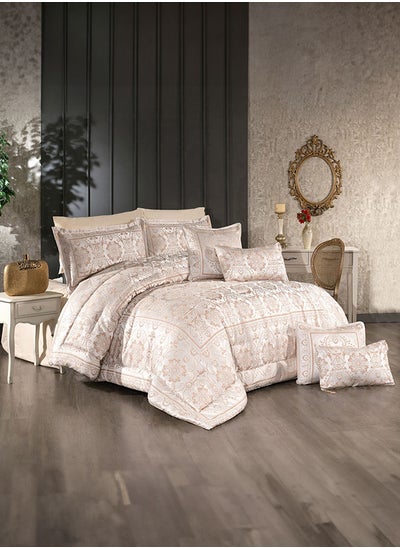 Buy Fano | 10 Pieces Copland Comforter Set-King - 260x240 cm - Beige in Saudi Arabia