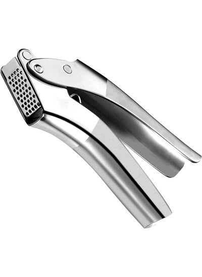 اشتري Garlic Press Stainless Steel, Premium Garlic Mincer Set with Silicone Roller Peeler&Cleaning Brush, Easy to Squeeze and Clean, Rust Proof&Dishwasher Safe, Professional Efficient Garlic/Ginger Crusher في السعودية