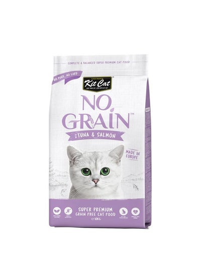 Buy Kit Cat ,No Grain With Tuna and Salmon Cat Dry Food, 1 Kg in UAE