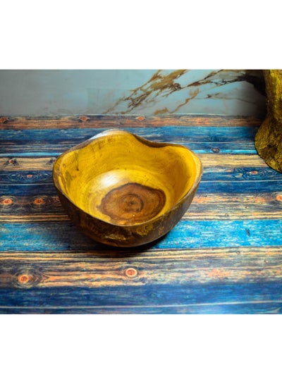 Buy Natural hand-carved plate made of healthy wood, 100% natural in Egypt