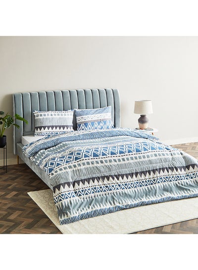 Buy Ontario Arena 3-Piece Printed Microfiber King Comforter Set 240x220 cm in UAE