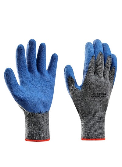 Buy Safety Gloves Grey Blue |Safety Work Gloves for Men and Women in Saudi Arabia