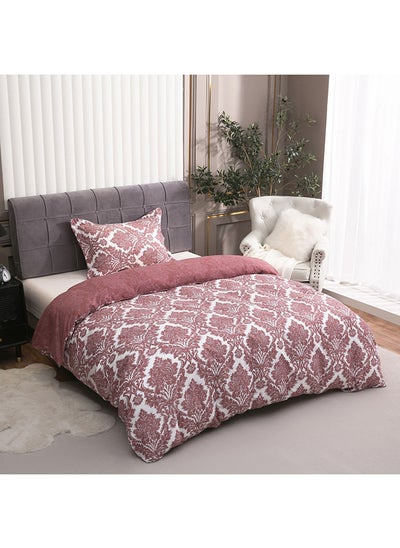 اشتري Damascus 2-Piece Printed Microfibre Single Duvet Cover Set 200 x 135 cm في الامارات