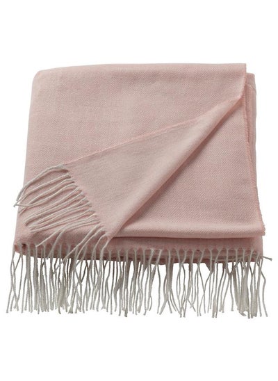 Buy Throw Light Pink 120X160 Cm in Saudi Arabia