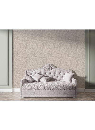 Buy Dry Brush Leaves And Branches Beige Seamless Pattern.
 Fabric Wallpaper Covers An Area ​​Up To 4.2Mx3M With Adhesive And Smoothing Tool in Egypt