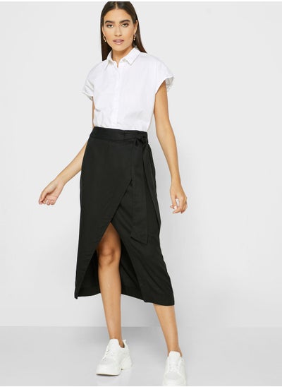 Buy Side Tie Wrap Skirt in Saudi Arabia