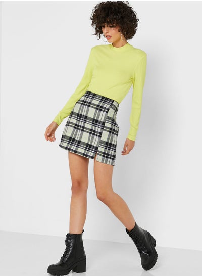 Buy Checked Mini Skirt in UAE