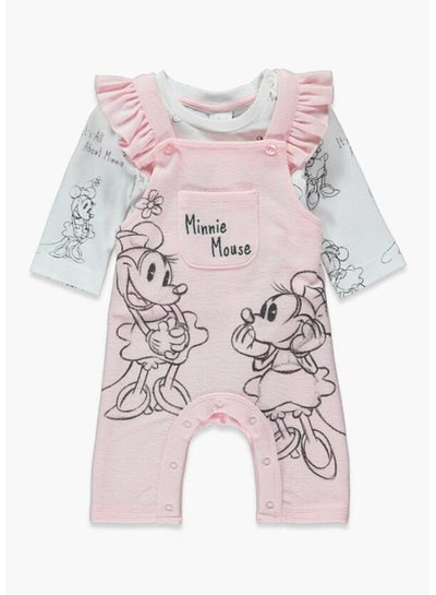 Buy Unisex Minnie Mouse Dungarees & Top Set in Egypt