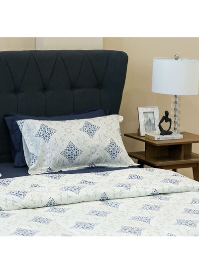 اشتري AW23 Bliss Amara 6- Piece Super King Comforter Set 260x260 Cm Blue في الامارات