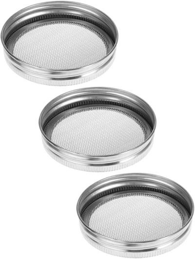 3pcs 70mm Mason Jar Sprouting Lids Food Grade Stainless Steel Mesh ...