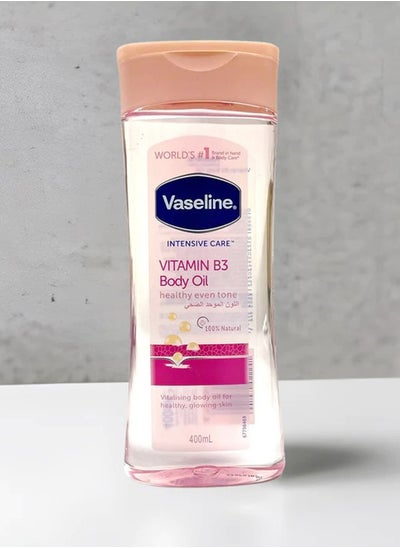 Buy Vaseline Vitamin B3 Body Oil 400ml in UAE